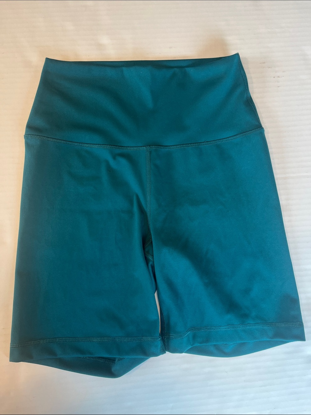 Yogalicious Deep Teal High-Rise Bike Shorts